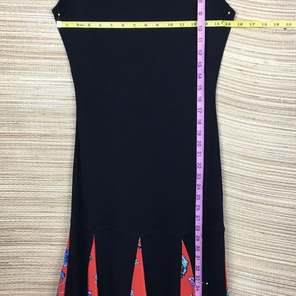 Derek Lam 10 Crosby NEW Silk-Trim Tank Dress Black Made in Portugal Size 8 - Picture 14 of 15